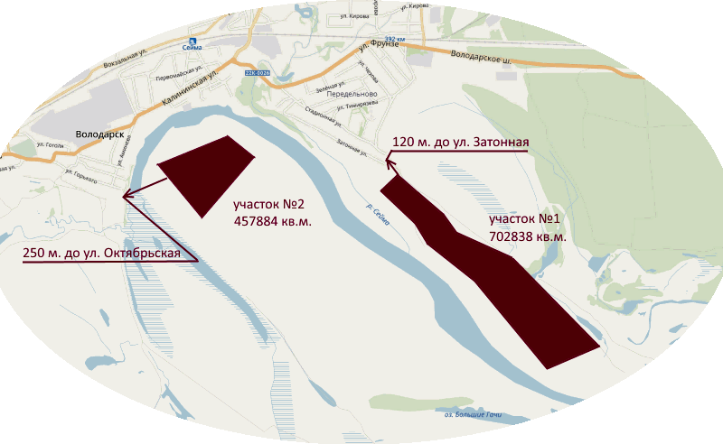 Карта володарска нижегородской области